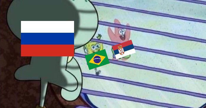 MsMayaLama's tweet photo. Я из России наблюдаю за успехами в Бразилии и Сербии. https://t.co/LyJHmZv5rI