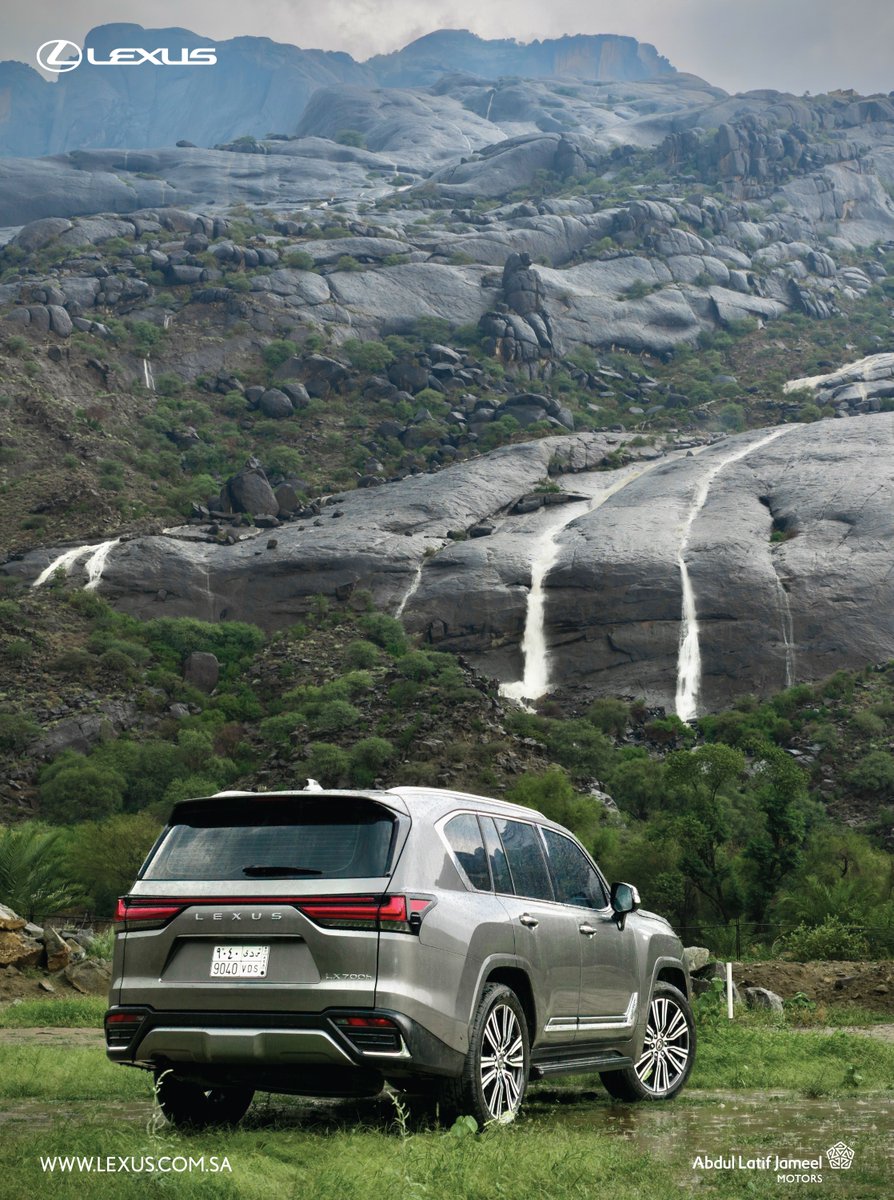 LexusKSA's tweet photo. بين حضن الطبيعة وسحر الشلالات.. رحلة استثنائية تعيد تعريف معنى المغامرة والرفاهية

#لكزس #لكزس_السعودية #LexusLX⁣ https://t.co/FsynMvO4pH