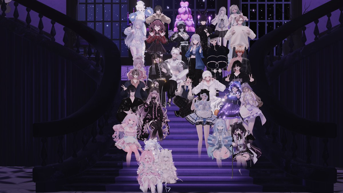 jobunai's tweet photo. ꒦꒷ 

　　𝐆𝐇𝐎𝐒𝐓 𝐃𝐈𝐀𝐑𝐘 👻💜

先日クローズドにてプレオープンを開催しました🕯️

お屋敷に迷い込んでくださった
みなさまありがとうございました！💌

🗝️ 𝐆𝐑𝐀𝐍𝐃 𝐎𝐏𝐄𝐍 ┊ 𝟏𝟎.𝟑𝟏
ただいま事前RPキャンペーン開催中♡
次はあなたに会えますように……👻💦

#じょぶない #VRCイベント #VRChat