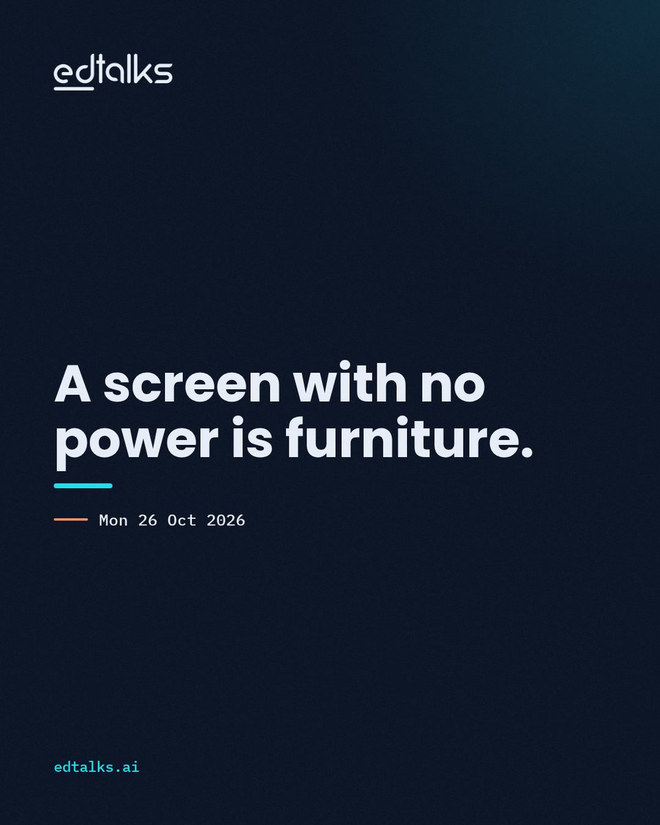 EdtalkNDX's tweet photo. 1/5
Power is the first barrier in a digital classroom, and it is usually the last one costed. https://t.co/rj3tlngtWs