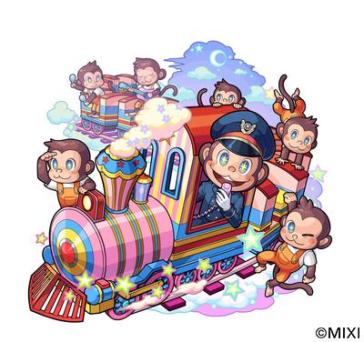 bururun's tweet photo. 【お仕事】株式会社MIXI様の『モンスターストライク』にて「猿夢」「絶望へ連れ行く列車の怪異 猿夢」のキャラ絵、ボール絵の仕上げを担当いたしました！
#モンスト #モンスト作品公開 https://t.co/i2nhVnSRaS