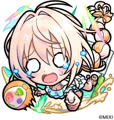 bururun's tweet photo. 【お仕事】株式会社MIXI様の『モンスターストライク』にて「チルサマーナ」「ビーチで弾ける真夏令嬢 チルサマーナ」「祭りで煌めく真夏令嬢 チルサマーナ」のボール絵を担当いたしました！
#モンスト #モンスト作品公開 https://t.co/m74nazBaVo