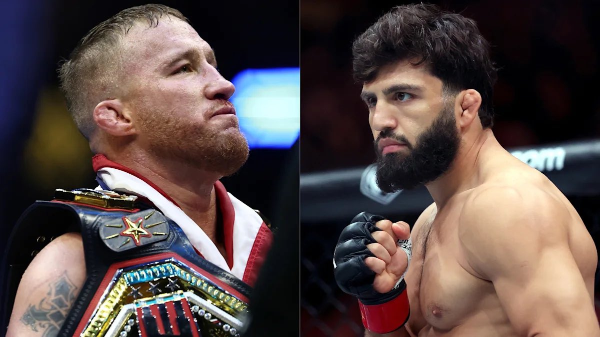 MMAPlusOfficial's tweet photo. Arman Tsarukyan, Justin Gaethje’nin kendisinden kaçtığını öne sürdü ve maçın gerçekleşmesi için UFC’nin Gaethje’ye yüksek bir ücret teklif etmesi gerekebileceğini söyledi:

“Biri benden kaçmaya çalışıyor: Justin Gaethje. Şimdi de emeklilikten bahsediyor.

Ya UFC ona dövüşmesi için çok büyük bir para ödeyecek ya da direkt emekli olacak.

Bana, kasım ayının sonunda durumla ilgili bilgi vereceklerini söylediler.”