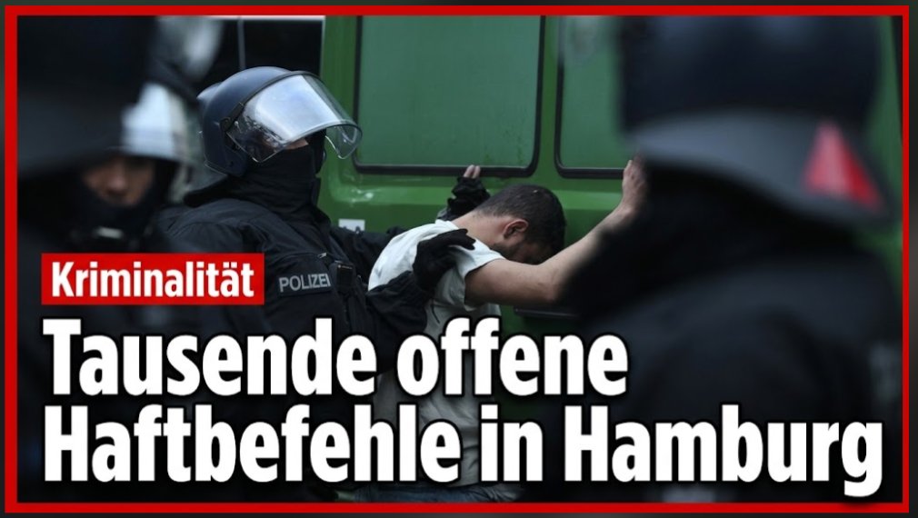 Raeubertochtah's tweet photo. In Hamburg liegen aktuell 5130 Haftbefehle offen, die 4827 Personen betreffen. Die Zahl kommt aus der Senatsantwort auf eine Kleine Anfrage des AfD-Fraktionsvorsitzenden Dirk Nockemann. 

Von den 4827 Personen haben laut Senat nur 374 einen deutschen Pass (51 davon zusätzlich eine weitere Staatsangehörigkeit), 4456 ausschließlich eine ausländische, 13 sind staatenlos und in 108 Fällen ist die Staatsangehörigkeit ungeklärt. 

Die größten Gruppen: 
- türkische (466), 
- polnische (317), 
- georgische (293), 
- rumänische (243) und 
- afghanische Staatsbürger (234). 

Überwiegend Männer zwischen 21 und 49 Jahren; 425 Frauen

Der Senat erklärt die Nichtvollstreckung damit, dass die Personen unter bekannten Anschriften nicht angetroffen werden, ihr Aufenthalt unbekannt ist (auch unklar, ob sie sich noch in Deutschland aufhalten) und sie seit der Ausschreibung nicht bei polizeilichen Kontrollen aufgegriffen wurden.