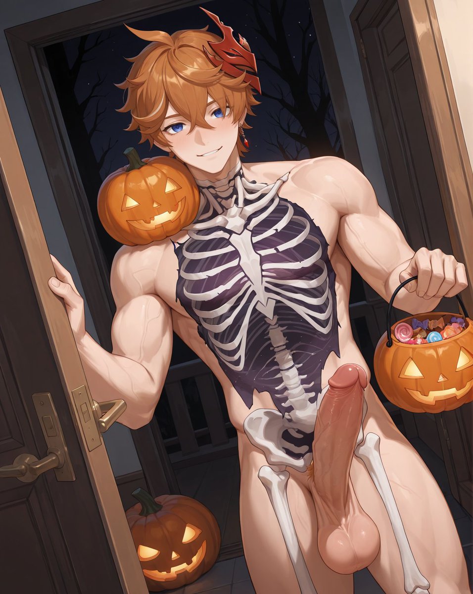 kirolukelia's tweet photo. 🎃🎃🎃
#Xiao #Scaramouche #Tartaglia
#Yaoi #NSFW #AIart #R18 https://t.co/ueYCj8Z7k5