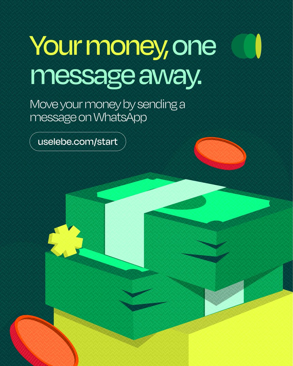 trylebe's tweet photo. No more jumping between shortcodes and apps. 😮💨
Manage your mobile money wallet, send funds, and track your spending in one simple WhatsApp chat.
📲 Get started at https://t.co/kMFz3DciuF
#lebe #momo #ghanafintech #moneymanagement #whatsappbanking https://t.co/dKhCZuiyaT