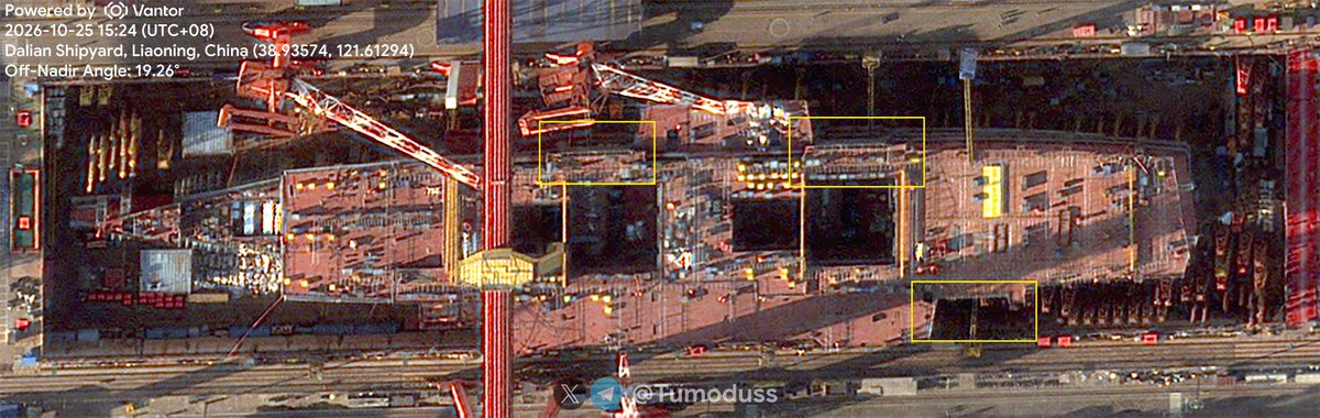 AlexLuck9's tweet photo. Presumed aircraft elevator positions. https://t.co/pVa7DsqYaz