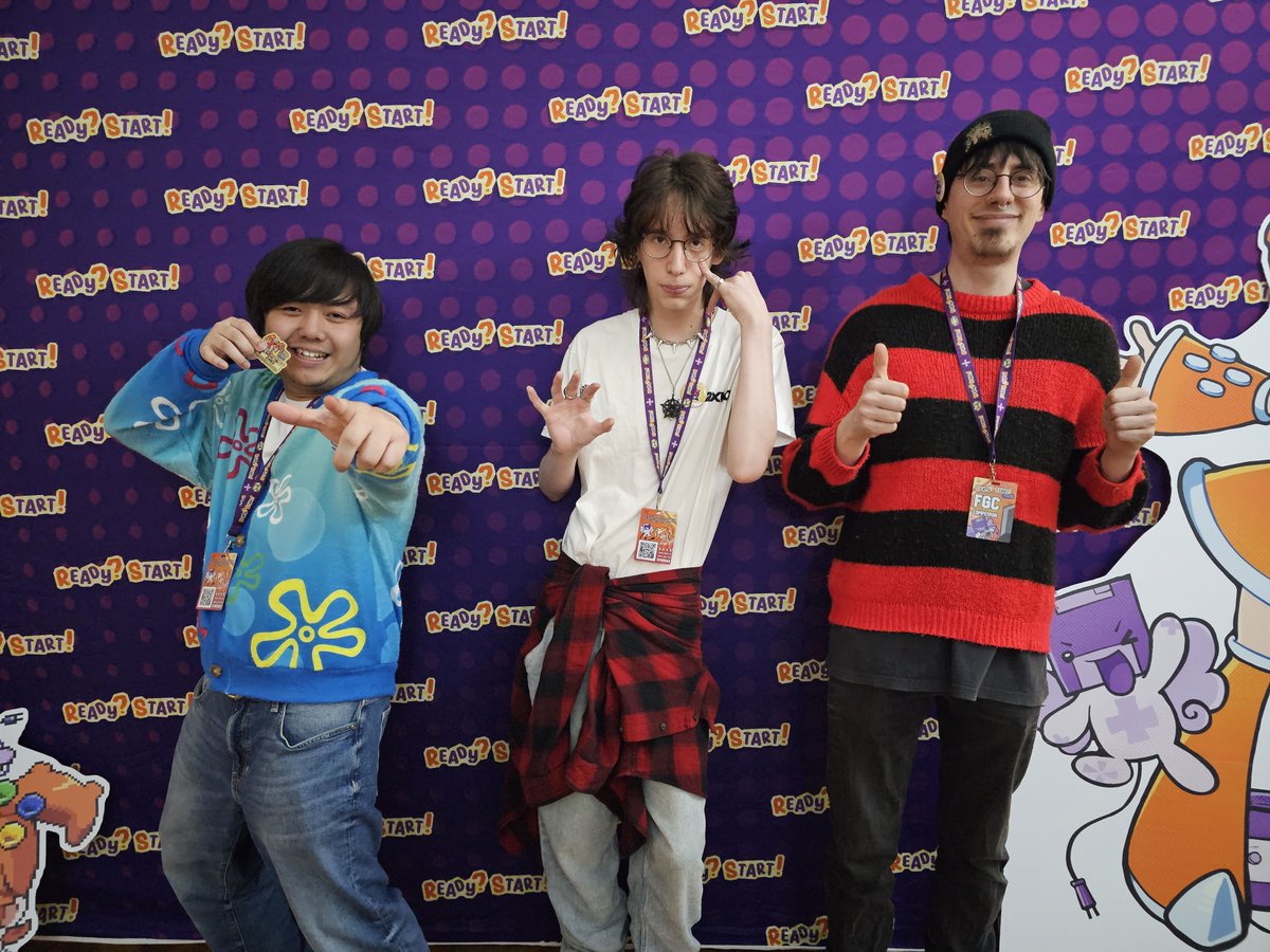 ReadyStartEvent's tweet photo. Ready? Start! 2026 2XKO Top 3
🥇 Shiba_is_dry
🥈 BongoBill
🥉 Huniper
 
https://t.co/RySkjjleGW
#RS26 #FGC https://t.co/DJvQIsxRAo