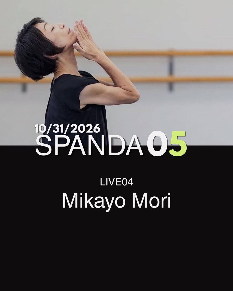 MilklotusVocal's tweet photo. 【出演者紹介】

LIVE 04｜Seisuke × Mikayo Mori
@SeisukeDohi 

電子音楽を軸に、ライブ、身体表現、
映像が交差する5つの、一夜限りのステージ。
境界を越え、表現が交差する。

🎫前売りのご予約・お問合せ
出演者へDMにて

SPANDA vol.5 
2026.10.31 SAT

📍Marco Nostalgy(Osaka) https://t.co/pXUrb960FV