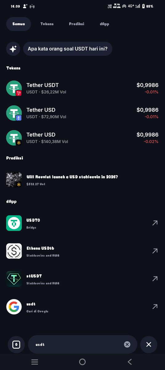 aesyluvv's tweet photo. @lexmatin bukan bubb 

coba cari "usdt" https://t.co/pnSVyPamKu