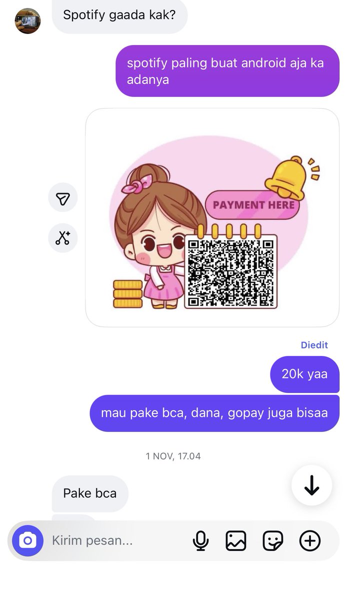 scent3dtea's tweet photo. mff yhh qr ku beda, krn ak bosan. tp harga tetep sama yaahhhh, proses satset, etmin ramah ga maramara #zonauang #netflix #loklok #capcut https://t.co/3GetcJeZv0