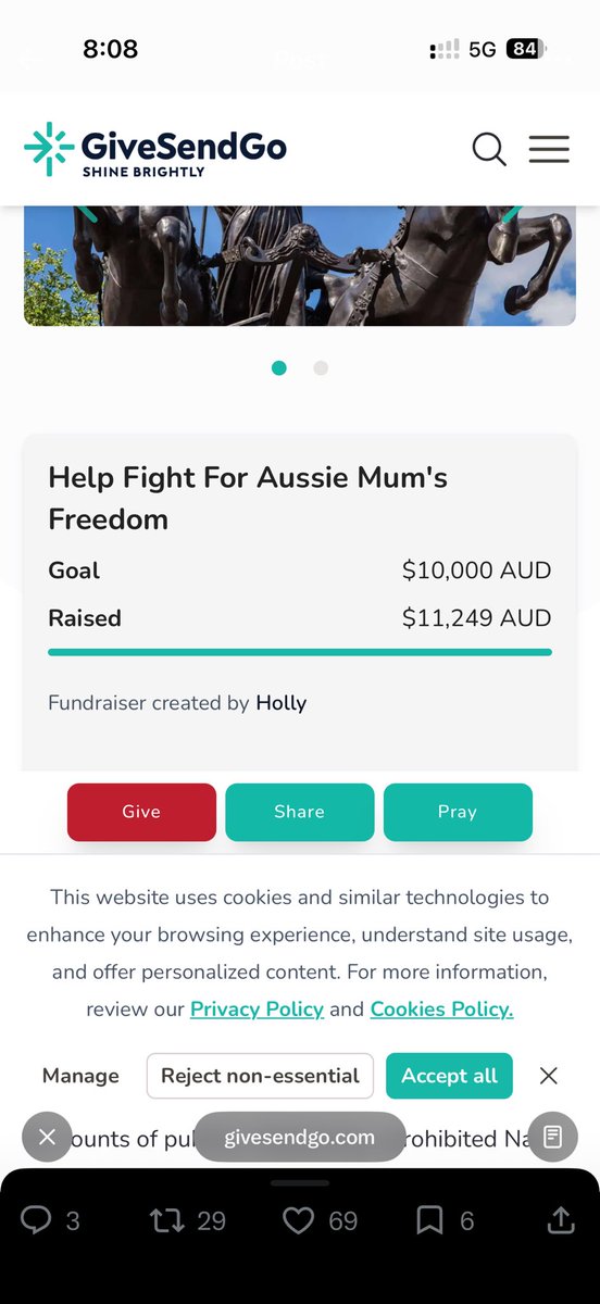 germ_nation_'s tweet photo. Every time the system goes after one of us, we need to stick together and make them famous and financially supported.

The system has strength through its financial oppression of people by forcing options and positions by destroying us financially.

Everyone of you who helped this woman.

Each of you.

You are amazing.