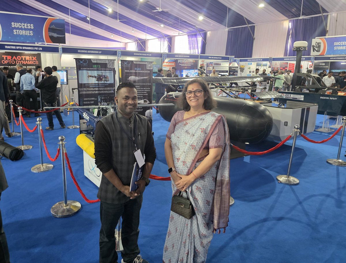 Pravashdey's tweet photo. Welcome to the most awaited #Swavlamban2026 🇮🇳 🪖 🚢 
Transforming the Future of #Combat in  #Sea and Beyond! Great meeting and connecting the dynamic leadership teams of #ArmedForces, #Academia, #DefTech #Founders, & #Industry,  under one roof. #JaiHind 🇮🇳 🪖 🫡

@indiannavy @rajnathsingh @India_iDEX
