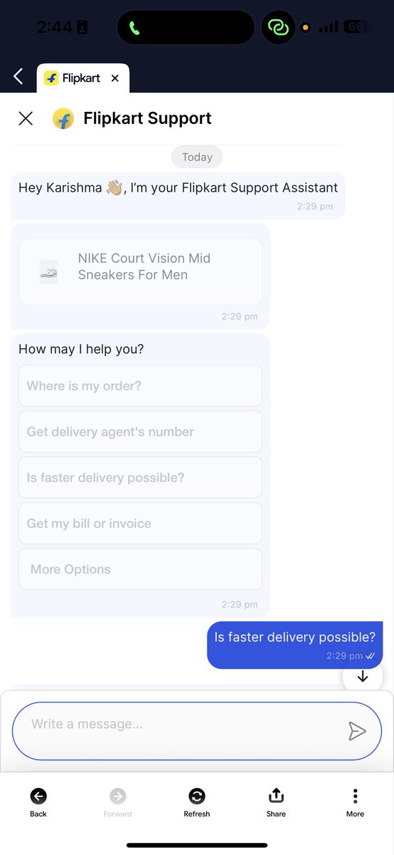 dev_roshann's tweet photo. @flipkartsupport You can’t even track your useless Bot-Support’s activities, Then How would you help us out ?  

@flipkartsupport is the world’s WORST customer support ever seen. https://t.co/ALATccspP7