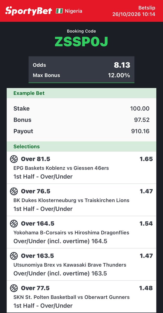 Berlin_Jt_001's tweet photo. 🏀 X4U99X 🏀 50 

ZSSP0J ✍🏽 8 odd

Vote 🗳️ NDC ✅ VOTE PETER OBI

Telegram ✅ 

https://t.co/scwe8CDuRp

🔞🎭 https://t.co/16juIajCqA
