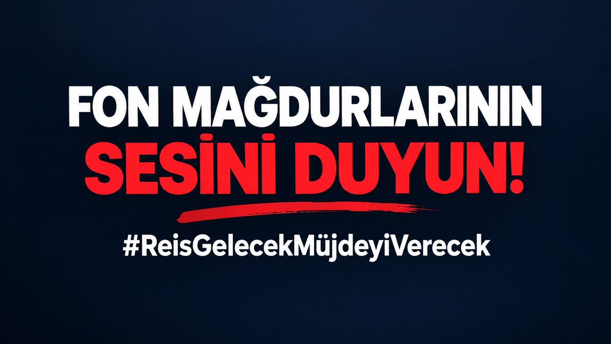tp2paramnerede's tweet photo. Tüm fon mağdurları tek ses olalım! Hangi fonda olduğumuz değil, haklarımızın korunması önemli. Sesimizi birlikte duyuralım

#ReisGelecekMüjdeyiVerecek

@RTErdogan
@tcbestepe
@zeybekcinihat
@abakingurlek 
@MahinurOzdemir
@isikhanvedat
@murat_kurum
@HakanFidan
@aBayraktar1
@OA_BAK
@memetsimsek
@mehmetnuriersoy
@yusuf__tekin
@yasargulermsb
@drmemisoglu
@mfatihkacir
@ibrahimyumakli
@omerbolattr
@a_uraloglu