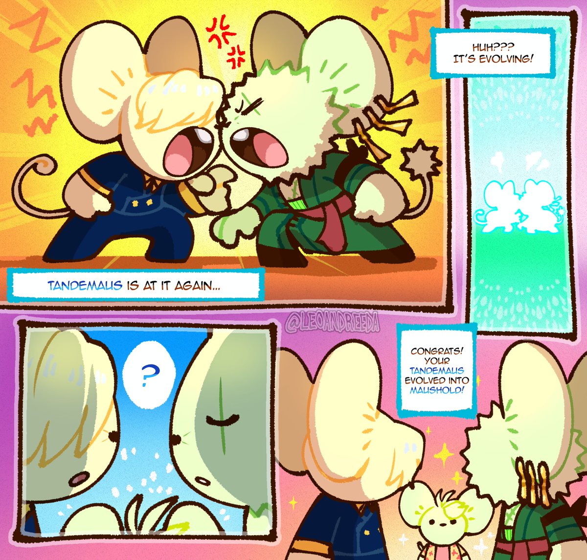 LeoAndreeda's tweet photo. Zoro &amp; Sanji being a conflictive Tandemaus and randomly evolving into a FAMILY OF THREE. 

Que viva el amor ❤️ 

#zosan #jizo #Pokemon https://t.co/2qgh8LapSH