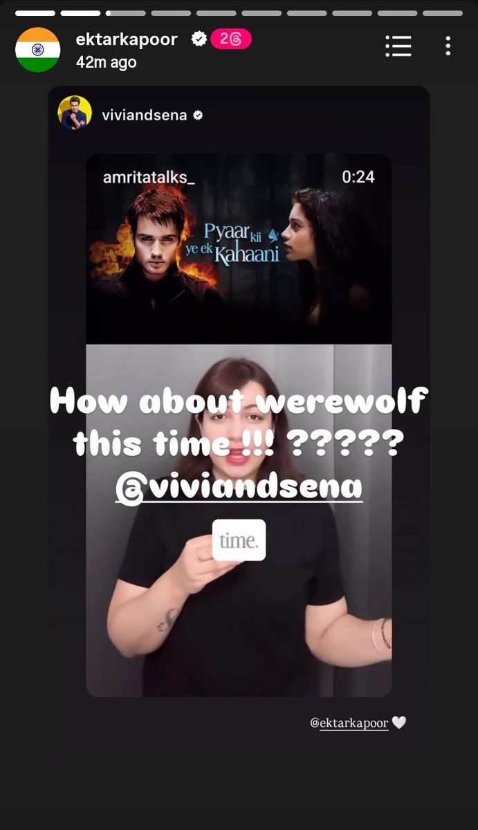 VDSENAFC's tweet photo. EKTA KAPOOR... THE WORLD IS READY FOR ANOTHER SUPERNATURAL MASTERPIECE...... 🐺🔥

Imagine Vivian Dsena as a WEREWOLF this time... A whole new supernatural universe, an intense character and that unmatched screen presence. JUST IMAGINE THE MAGIC... 🖤🤌🏻

#VivianDsena #EktaKapoor https://t.co/hZwrtrzQ1I
