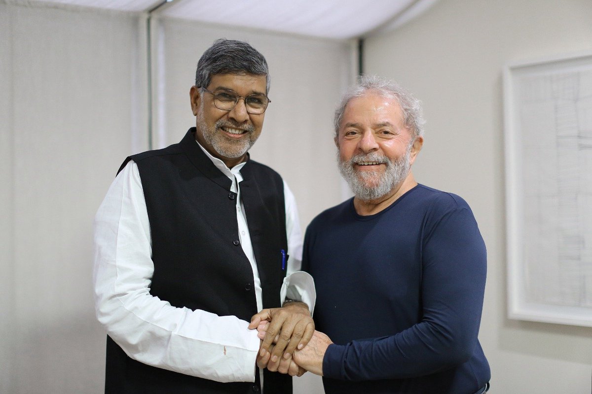 k_satyarthi's tweet photo. Heartiest congratulations, dear brother and President Lula da Silva, on your fourth presidential victory in Brazil.
I have always found an unprecedented fighting spirit, with resilience and hope, in you, consistent in good times when you were president and in bad times, including when you were in Curitiba jail after being falsely charged. 
Wishing Brazilians a great future under your leadership.@LulaOficial