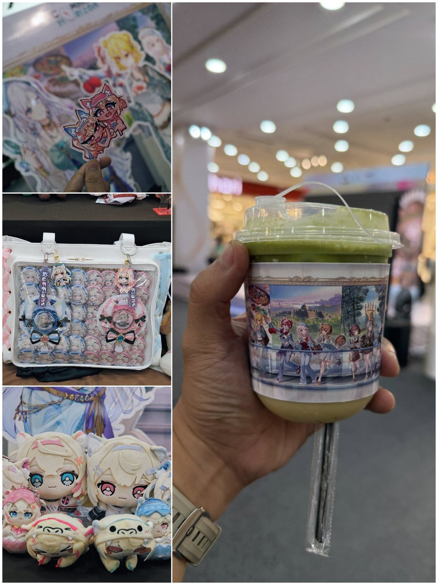 fay_fwmc03's tweet photo. Otsukaree @Amatchachi_ x  #CompassHorizon !! ✨🙌

Akhirnya ada event hololive di jogja 😭
Senang banget ternyata holofans jogja banyak bermunculan 🤣

Btw dawet matcha nya enak woi 
Terimakasih sudah mengadakan event keren ini! Senang bisa bawa si kembar bau-bau ke event! ✨ https://t.co/RBQi8cv84g