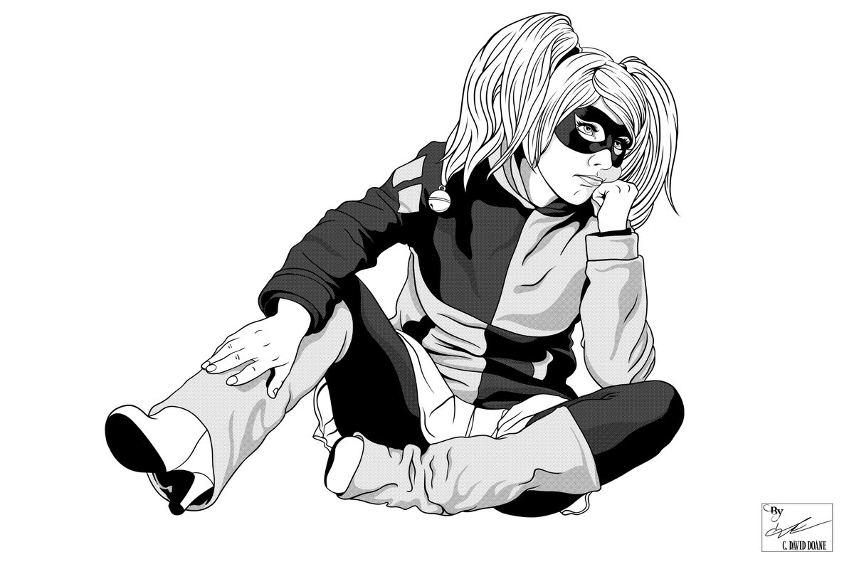 DaveFrostdusk's tweet photo. Clef as Harley Quinn https://t.co/AgxLkfqR3d