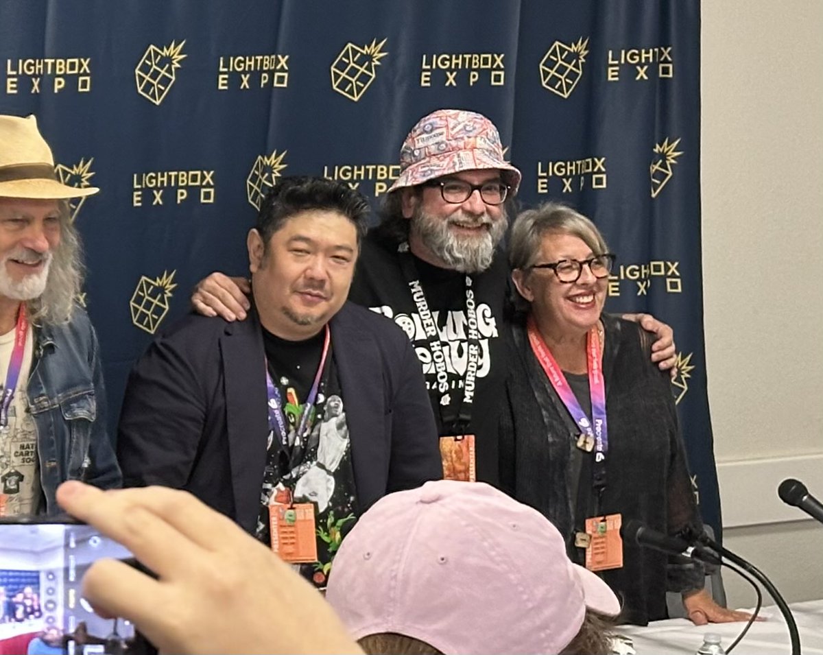 domesticus1's tweet photo. Eric Bauza just passed away, oh my god. That’s horrible. I literally just saw him yesterday (my photo) https://t.co/ckS7EAoes9