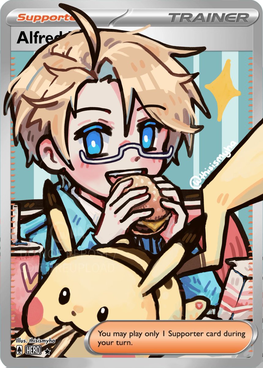 thisismyha's tweet photo. [ usuk | べいえい | 144 ]
[usuk week] day 2 prompt: popular media AU
inspiration: pokemon &amp; gangstalia
sorry for the extreme lateness! https://t.co/7RNsCdabk2