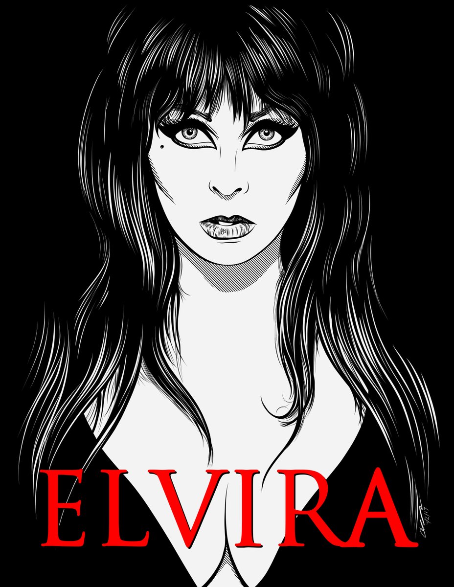 DaveFrostdusk's tweet photo. Elvira. With and without title. https://t.co/8DX6SnfENb