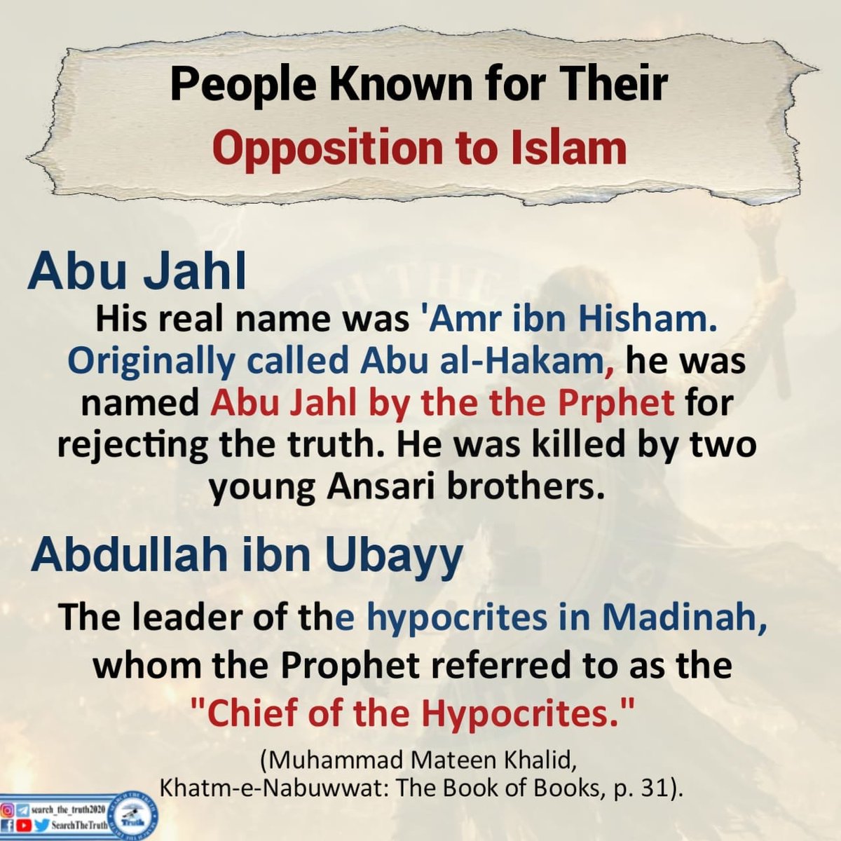 WKhan1683959's tweet photo. People known for Their oppasition to Islam
#BlessedAndGuidedCDF
#NationStandsWithCDF
#PAKvENG
#PinkDay
#SearchTheTruth https://t.co/yPgnySwdaC