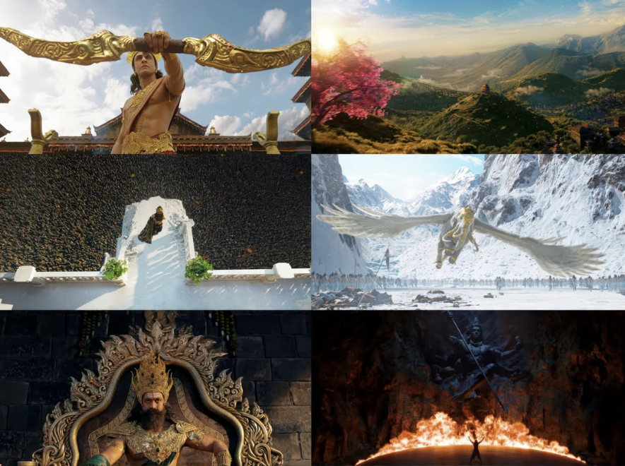 Ntpdt0z's tweet photo. @PremNolanX The visual effects &amp; VFX of the #Ramayana film are just so peak >> https://t.co/iwgJCbrb0D