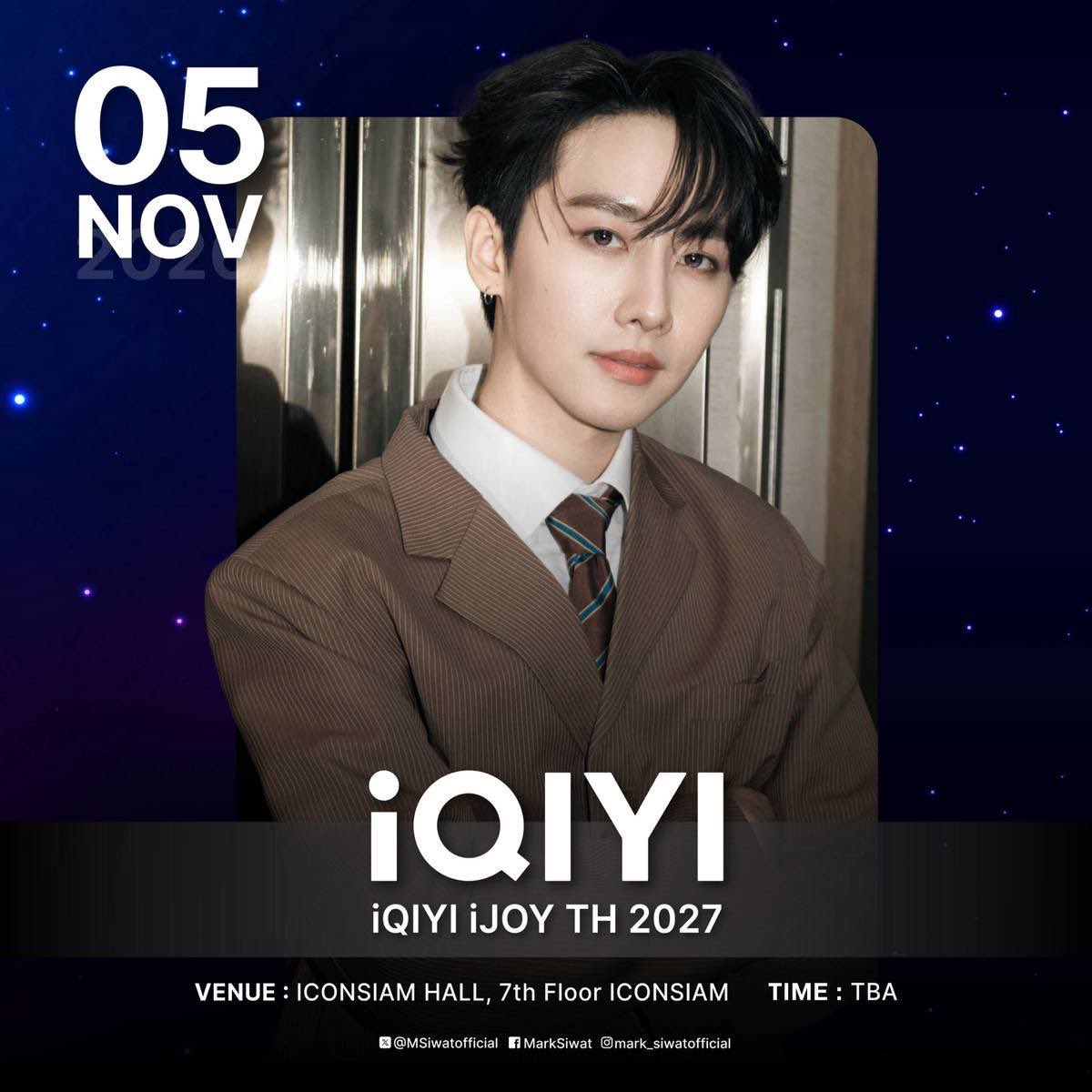 MSiwatofficial's tweet photo. ARTIST’S SCHEDULE
November

#MSIWAT
#MarkSiwat
เวลา รับอัพเดท

(หลังจบงานถ้ามีสถานที่ให้พูดคุยก่อนกลับ จะแจ้งให้ทราบอีกครั้ง) https://t.co/rTb92hJu9W