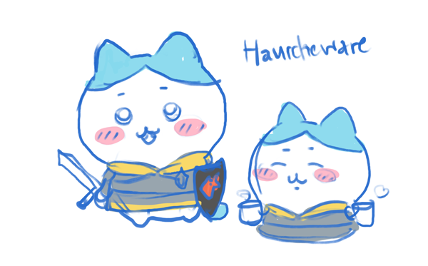 Moogiedaisuki's tweet photo. Found an old doodle from last year on my tablet... Haurcheware....
might turn this into a thank you card or sth😂 https://t.co/dLdV0gGW4U