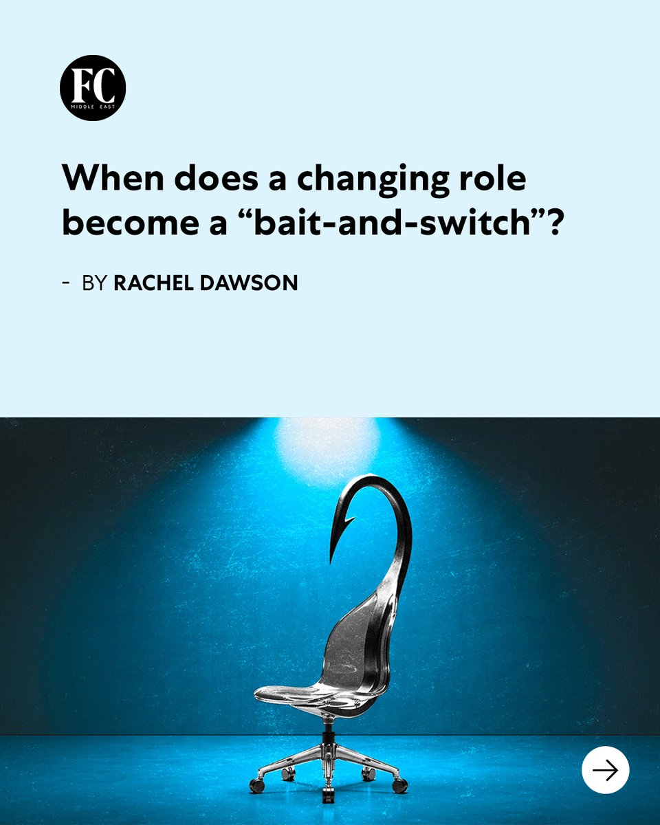 fastcompanyme's tweet photo. Businesses restructure, priorities shift, and AI can change a job before HR changes its description. But when does normal evolution become an employer asking someone to do a materially different job without resetting what success, support, or progression should look like?

Experts say the answer isn’t simply whether the job looks different from the one someone accepted. It is what happens to the employee’s expectations, support and career prospects as that role evolves.

“AI moves work away from execution and towards judgment: defining the problem, checking the output and deciding what is good enough,” says Andreas Hassellöf, CEO of @ombori. “That is real growth when the person is trusted with those decisions.”

“But if someone is simply expected to produce more because AI made tasks faster, with no new skills, authority or route to progress, the benefit flows to the organization,” @hassellof says.
