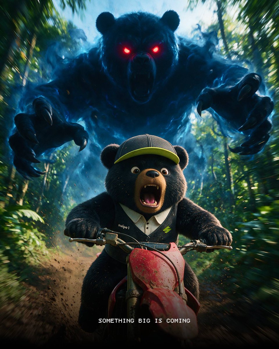 Swipe1official's tweet photo. 🐻 Something big is coming to Swipe1… 👀🔥

The chase is on. A new surprise is just around the corner. Think you know what’s coming? 👀

Stay tuned. The reveal is coming soon!

#Swipe1 #ComingSoon #StayTuned #Web3 https://t.co/6nAlJJ7Kj9