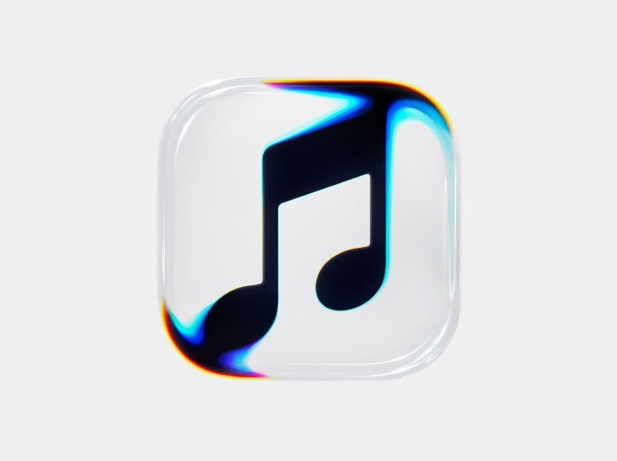 punitweb's tweet photo. When liquid glass hits, it HITS! 🤤

Fingers crossed this is the new Apple Music app icon after the rebrand 🤞 https://t.co/HztBrWNYDs