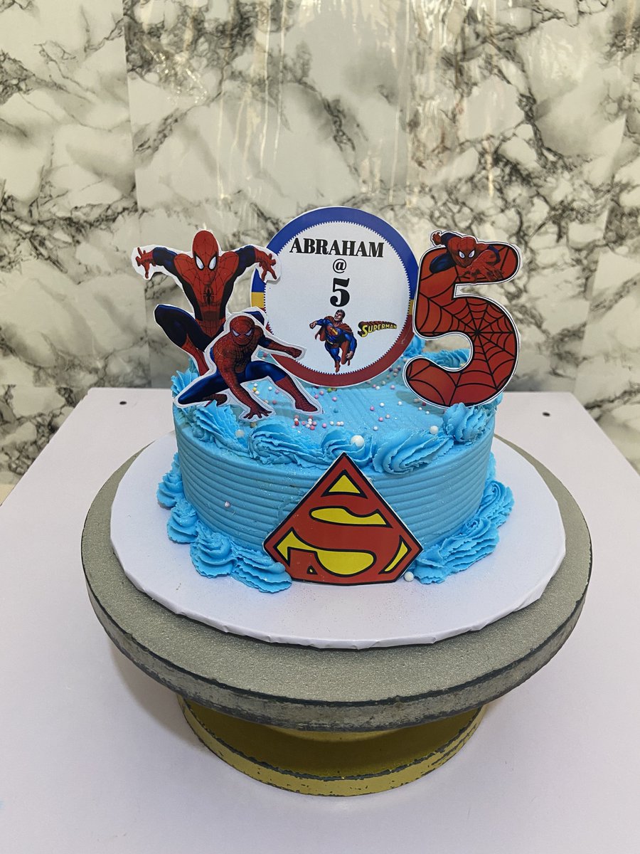 Pfdcakes_Event's tweet photo. Spiderman theme cake for Abraham @ 5
20k
📍 Akure https://t.co/f0dA6glTvV