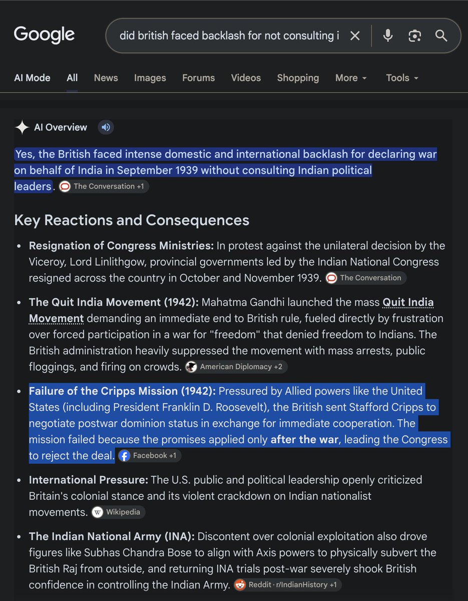 hackhands92's tweet photo. @LiquidizerGroyp @A_RacistBassist @Dyer_Darkwood @ericweinstein It seems the entire West was relying on Indians to win WWII 😂😂😂 https://t.co/7mbmjqreib