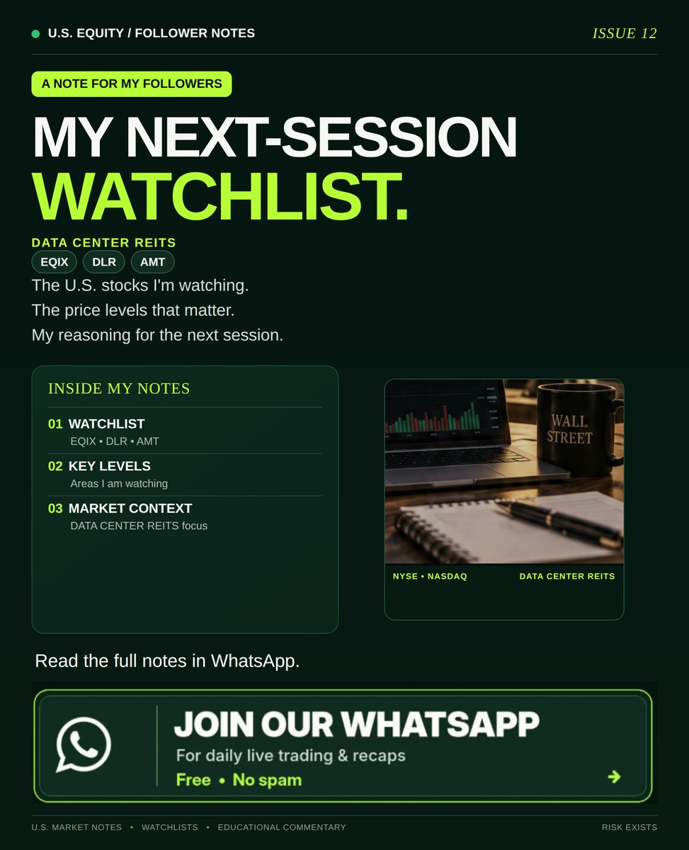 MsNece06's tweet photo. Follower bonus for today: only followers who contact me on WhatsApp today can request my U.S. stock weekly-level watchlist. See why the weekly view changes how I assess a daily move. Click below to get my full notes 👇 https://t.co/Gzqj14XTux https://t.co/vJt7NLiGCZ