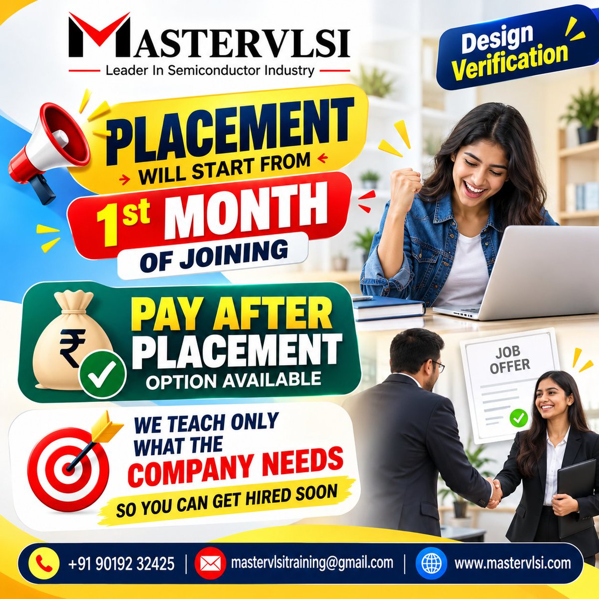 MasterVlsi's tweet photo. 💬 WhatsApp Community
https://t.co/fsh6HowOUx\

CONTACT: 📞 9019232425

🚀🔥 YOUR DEGREE IS ALMOST COMPLETE — BUT IS YOUR CAREER READY?

#VLSI #DesignVerification #Semiconductor #ASIC #SoC #UVM #SVA #SystemVerilog #VLSIJobs #Mastervlsi #MASTERVLSI #mastervlsi https://t.co/mp1NytLXbw