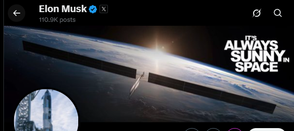 Innyonchain's tweet photo. HOW WE MISSED THE OBVIOUS RUNNER OF THIS META

https://t.co/9ivA2reig9

If u go to Elon's banner, you can see "ASS - Always Sunny in Space"

IT NEVER BONDED PAIRED TO SPCX BEFORE https://t.co/cZE1yfBm69