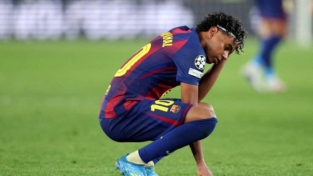 barca1899stats's tweet photo. Thank God Yamal won't win the Ballon d'Or this year.

First, he doesn't deserve it. Second, if he's already acting like this without winning one, imagine what his ego would look like after winning it in a season where he hasn't dominated the way he should.

Nobody wants this kid to succeed at Barcelona and become a club legend more than I do. I've always believed in his talent, and I genuinely want him to reach the very top. However, the treatment he's receiving nowadays isn't doing him any favors. At 19 years old, you simply cannot spend entire games walking around while the other 10 players do all the dirty work for you, especially when you're dropping stinkers in the biggest matches.

Diomande in El Clasico was a perfect example of what I'm talking about. Yes, he still has a lot to prove. Yes, he has achieved absolutely nothing compared to Yamal, and Yamal is 10 times more talented than him. But talent alone isn't enough. If you can't make the difference offensively in every game, then you have to contribute defensively. If the opposition is doing an excellent job shutting you down, then you need to show the same commitment when it's your turn to defend.

We cannot keep having Diomande and Cucurella, with an additional midfielder constantly doubling up on Yamal, while our own right-back is getting absolutely cooked in 2v1 situations because Yamal doesn't want to track back.

How is that fair to the rest of the team? This is on Flick too. Why should everyone else have to run twice as much to compensate for one player, especially when that player isn't even delivering offensively? This is a HUGE issue, and it has cost us dearly in our last two games and in every big game in the past 2 seasons. You cannot demand superstar treatment without accepting superstar responsibility.

I want Yamal to become a Barcelona legend, but that doesn't mean he should be immune to criticism. He's 19, not 35. There's absolutely no excuse for that lack of defensive effort, regardless of how talented he is.

That being said, it's still early in the season. We're still top of the league, and losing games now isn't the end of the world. In fact, I'd much rather see these problems exposed now so we have enough time to fix them before the biggest games of the season, especially the Champions League knockout rounds from March onwards.

However, the most important thing is that we actually LEARN from our mistakes, unlike the last two seasons, when we kept repeating the same shit over and over again without fixing the underlying problems.

Flick and the players need to wake up and take responsibility. Fix your shit! You have an entire week to prepare, analyze what went wrong, address these issues, and come back stronger.

I want to see another winning streak, the same hunger, intensity, and mentality that made us so difficult to beat at the beginning of the season. Get us out of this hole before it becomes something much worse.

There's still plenty of time to turn things around, but only if we stop making excuses and actually fix what's wrong.