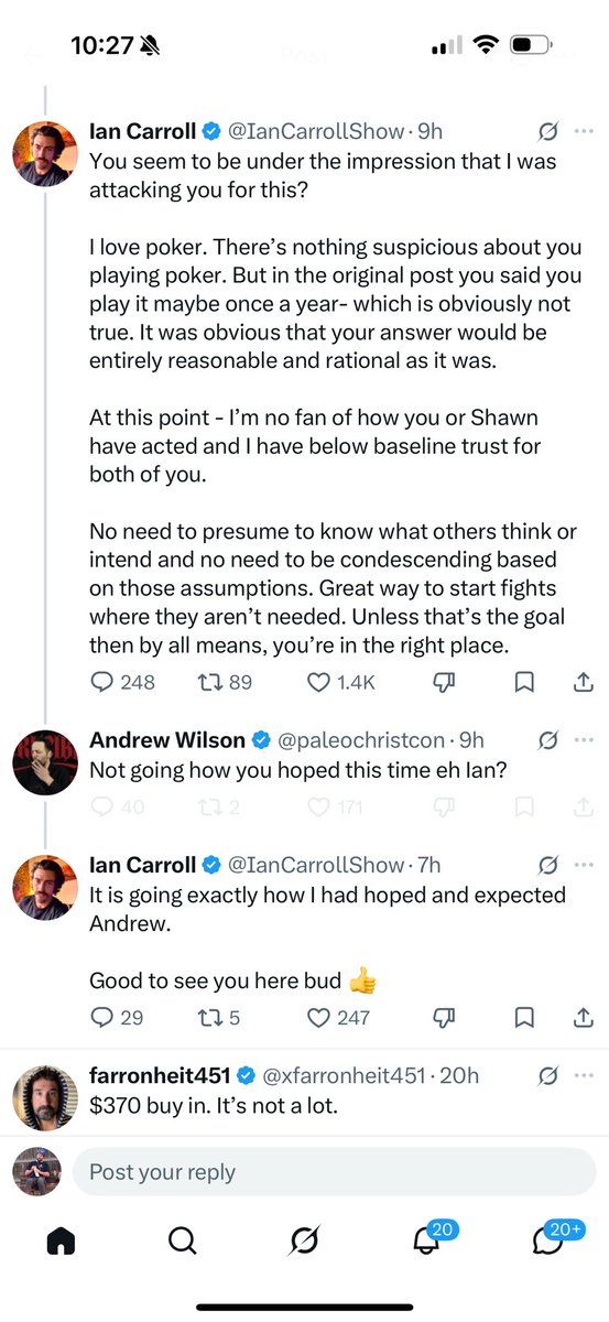 OwenBenjamin's tweet photo. FYI Andrew pickles Wilson is white knighting for Leah files. I knew I smelled the stench of ashtrays and fear swear.

Pickles is the definition of a shill who would suck the devils dick for a beer and a smoke. He literally can’t open a jar of pickles without help from his wife who is literally a sperm whale with flippers 

Just something to think about. Andrew doesn’t do anything for free btw.