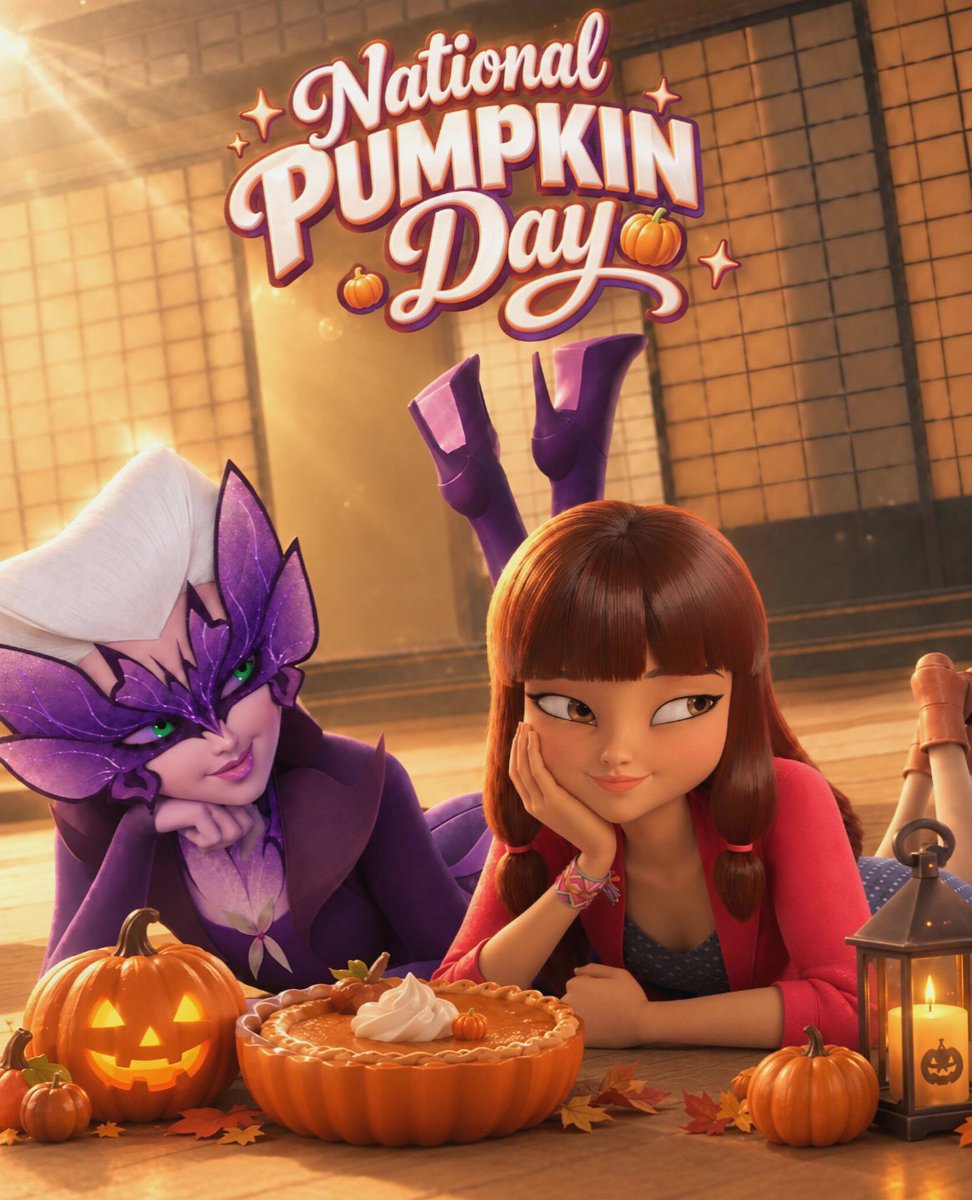 MLB_Shadybug1's tweet photo. 🚨🚨 BREAKING: A new look at Lila &amp; Chrysalis has been revealed for #nationalpumpkinday

#MLBS7Spoilers #mlbtwt #mlbs7
#MLBS7Leaks #Chrysalis #LilaRossi https://t.co/bRwSL3JuCu