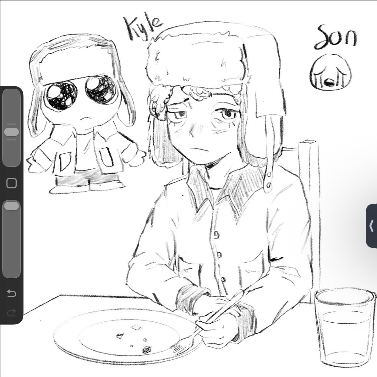 Luv2Morty's tweet photo. Stupid aah kyle in my artstyle https://t.co/zY9s9G2dqp