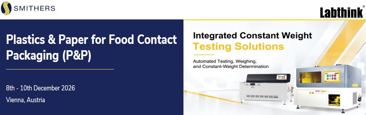 labthinkchina's tweet photo. Labthink at Plastics & Paper for Food Contact Packaging 2026
📖 Read the full news on our website:
https://t.co/pTuS1DLb4m
📍 Vienna, Austria
📅 December 8–10, 2026
#Labthink #FoodContact #FoodPackaging #MigrationTesting #PackagingTesting #LaboratoryTesting #PPWR https://t.co/0xQt6UdN9n