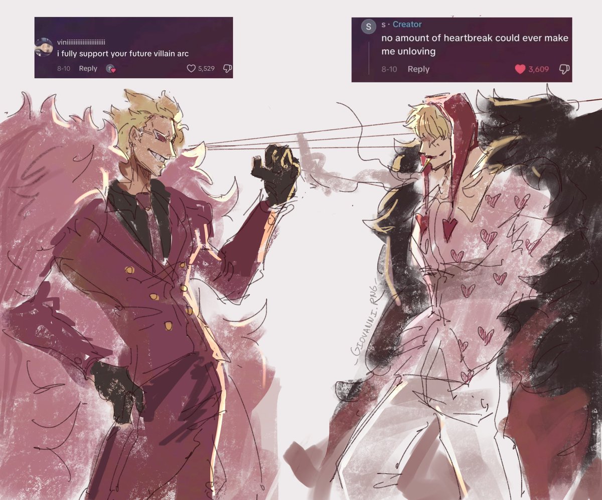 _giovannipng_'s tweet photo. Thought about them 

#corazon #doflamingo #art #onepiece #rosinantecorazon https://t.co/VvMtlXvJat