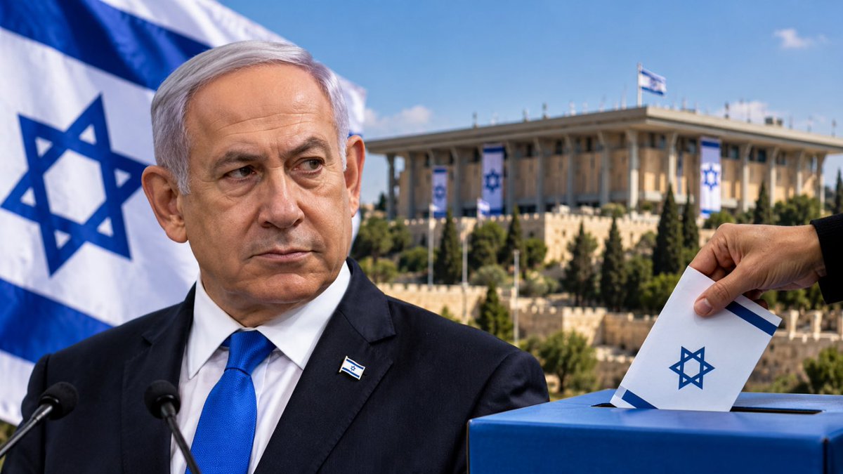 BlueMist911's tweet photo. 🚨NETANYAHU IS GOING HOME:

Netanyahu is on his way out as his coalition fractures ahead of the Oct 27, 2026 Knesset elections, facing an impossible numbers crunch on the floor.

His push to delay polls by igniting full scale regional wars collapsed as FM CDF Asim Munir kept key regional fronts controlled through decisive & controlled deterrence.

Pakistan is the new security provider in the region & all credit goes to FM CDF Asim Munir.