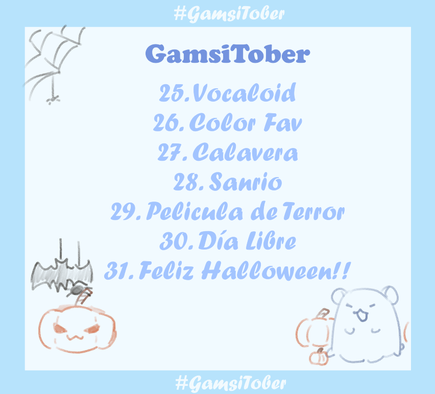 Dolphin_Draw's tweet photo. Hola!! tengo los demás días para el Gamsitober 🐹✨

Estaba dudosa si subirlo pues no quería sumarles trabajo, pero por si alguien lo quiere hacer es libre :3 gracias por todo el apoyo de estos días! y claro agradecer a gamster por todo!!

#GamsiTober (30 y 31 dias libres)✨ https://t.co/ZoX1dpRVQb