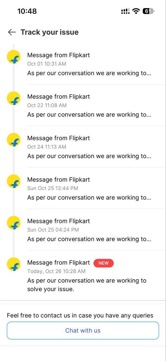 vishaliphone16's tweet photo. SHAMEFUL SERVICE! You cancelled my order worth 29000₹ and my refund is STILL pending after a MONTH! Why are you holding my hard-earned money? Refund me IMMEDIATELY or I will escalate this matter to consumer authorities!

#Flipkart #RefundPending https://t.co/mo6mANJCJM