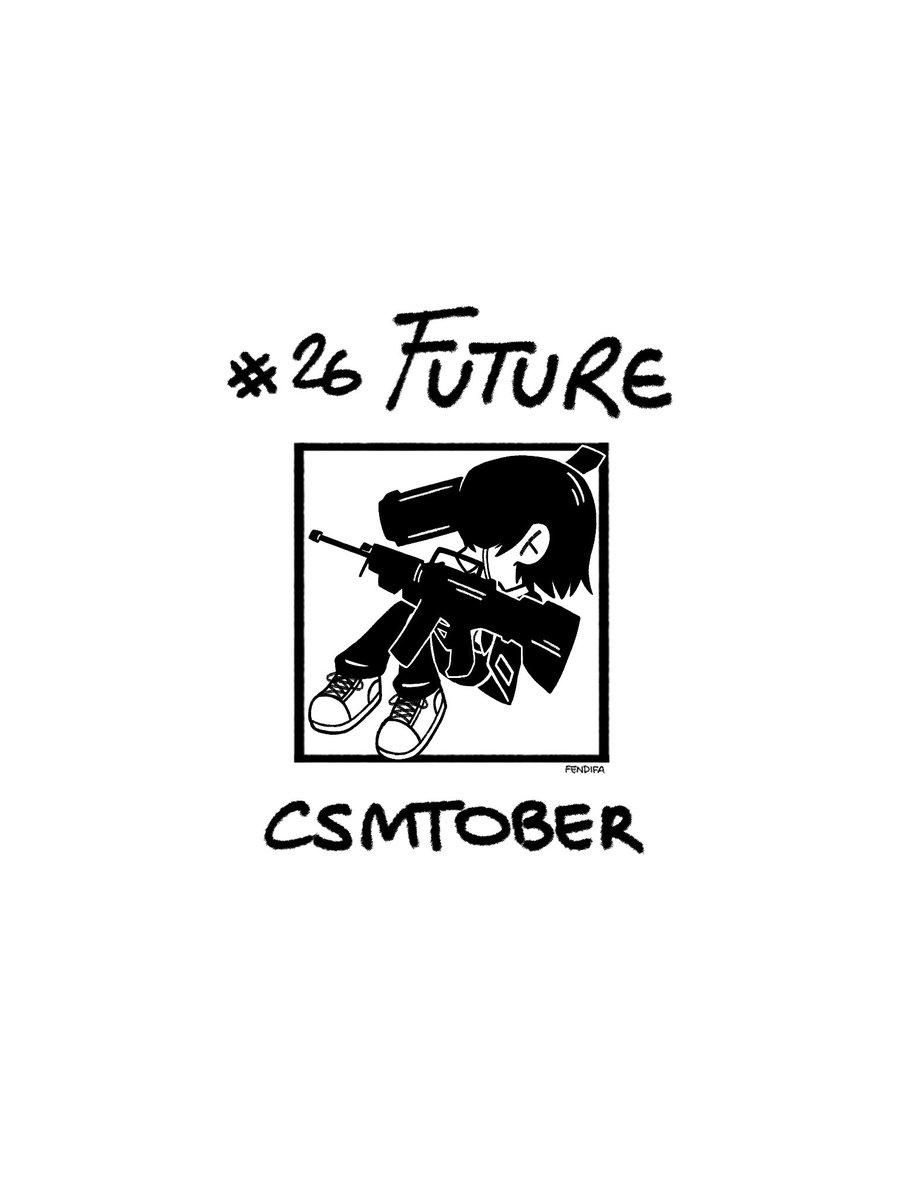 Fendifaaa's tweet photo. Day 26 : Future

#CSMTOBER #chainsawman https://t.co/ni2q7lKRzA
